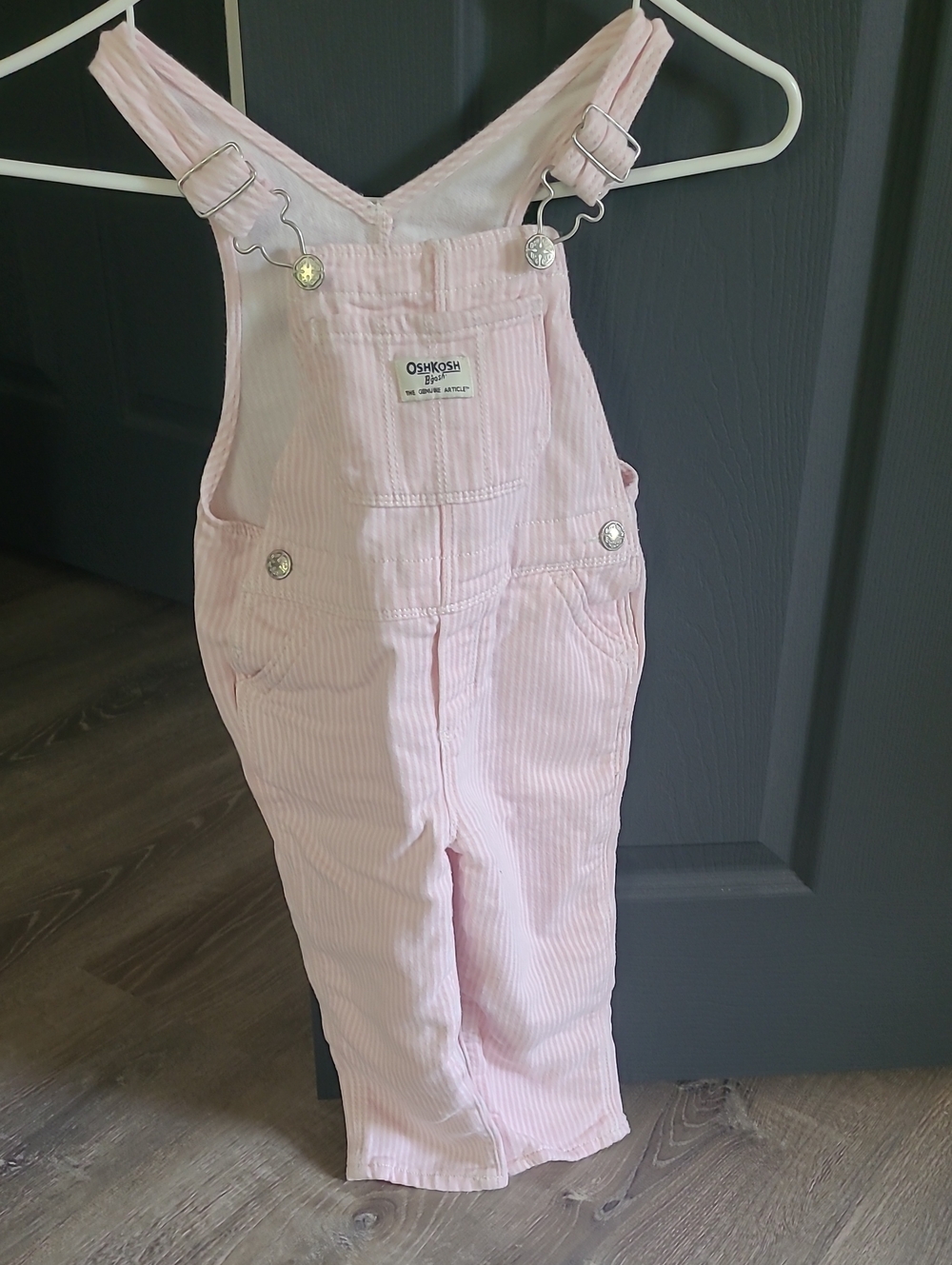 OshKosh B'gosh Light Pink Corduroy Jumper Overalls